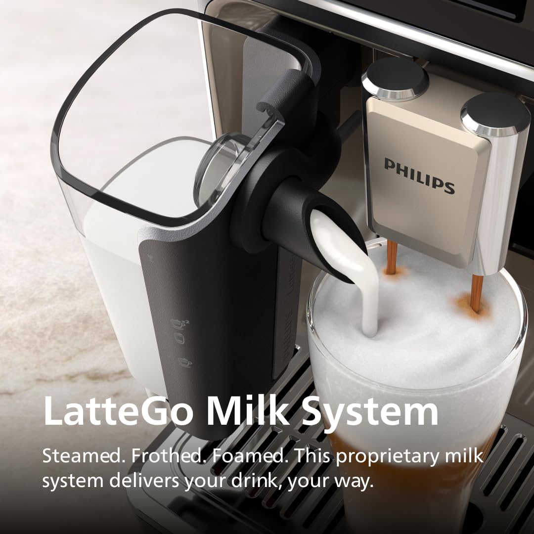 Kaffeevollautomat SilentBrew Serie 2300 EP2331/10 LatteGo Schwarz